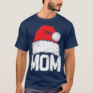T-shirt Mom Santa Christmas Family Matching Pajamas Mama X