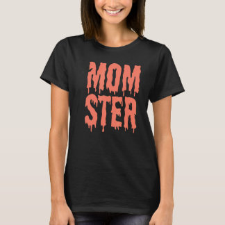 T-shirt Mom Ster Melting Spooky Vibes Bat Hippie Costume H