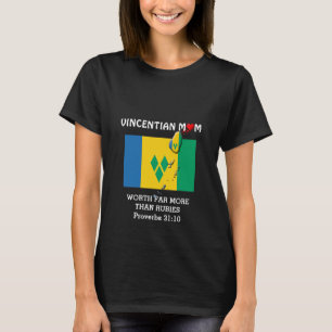 T-shirt MOM VINCENTIEN vaut plus que Rubies PROV31 Noir