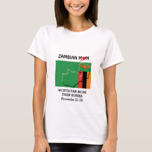 T-shirt MOM ZAMBIENNE Vaut plus que Rubies PROVERBS 31