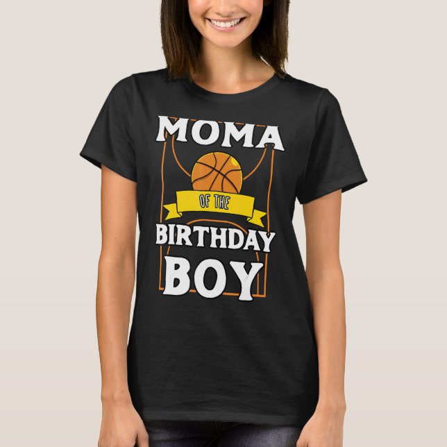 T-shirt Moma De L'Anniversaire Baller Basketball Anniversa (Devant)