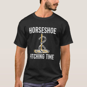 T-shirt Moment de lancer de fer à cheval
