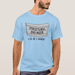 T-shirt Moment de poutre de l'ingénieur structurel