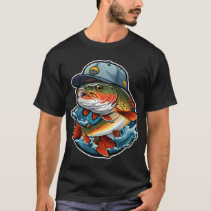 T-shirt Moment pour la pêche à la truite
