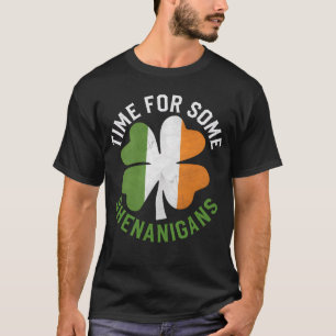 T-shirt Moment pour quelques espiègleries Trèfle Saint-Pat