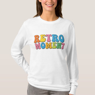 T-shirt Moment rétro - Vibe Super Femme à long manche
