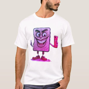 T-shirt Moment selfie : Visage et appareils mobiles Design