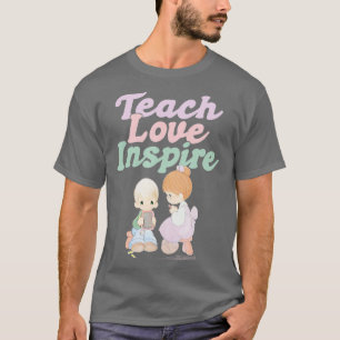 T-shirt Moments précieux Apprendre l'amour Inspirer Colleg