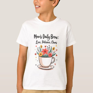 T-shirt Momes Daily Brew : L'amour d'une mère