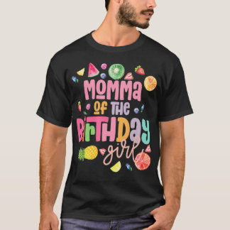 T-shirt Momma Twotii Frutti 2 ansFruit Tropical Anniversai