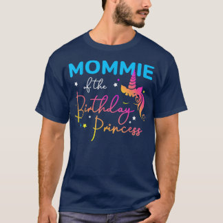 T-shirt Momme de l'anniversaire Princesse Anniversaire Uni