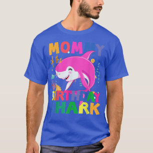 T-shirt Mommy Of Birthday fils requin Birthday maman hap