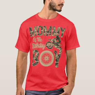 T-shirt Mommy of the Birthday Boy Dirt Bike 4th B-day Part