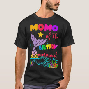 T-shirt Momo De L'Anniversaire Sirène Correspondant Famill