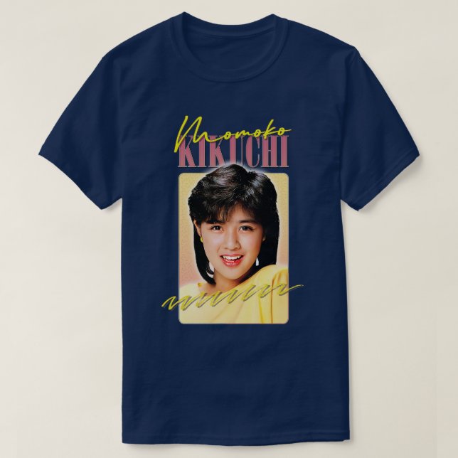 T-shirt Momoko Kikuchi Retro 80s Fan Art Design 1 (Design devant)