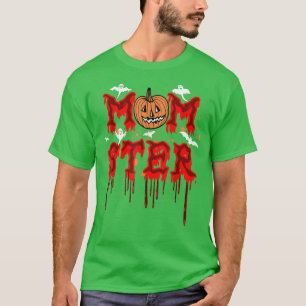 T-shirt Momster éffrayant T Matching Momster Halloween Fem