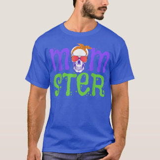 T-shirt Momster Halloween Costume maman Monster Trick ou T
