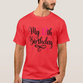 T-shirt Mon 12e anniversaire01