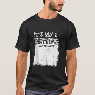 T-shirt Mon 2e anniversaire Signe C'est mon Anniversaire d