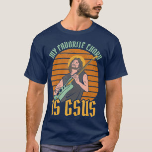 T-shirt Mon accord préféré est Gsus Jesus Rock EGuitare