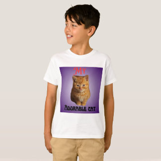T-shirt Mon adorable chat