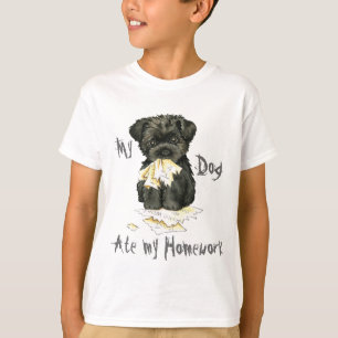 T-shirt Mon Affenpinscher A Mangé Ma Maison