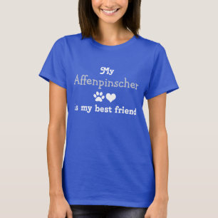 T-shirt Mon Affenpinscher est mon meilleur ami