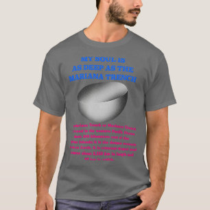 T-shirt Mon Âme Est Aussi Profond Que Le Trentin Mariana