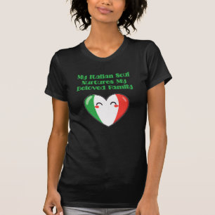 T-shirt Mon âme italienne nourrit ma famille bien-aimée