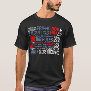 T-shirt Mon ami Bob (foncé)