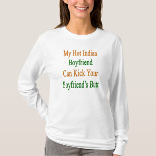 T-shirt Mon ami indien chaud peut donner un coup de pied