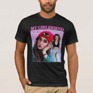 T-shirt Mon amie 90s Bootleg Nom Photo Valentine