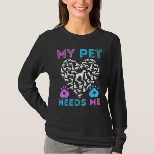 T-shirt Mon animal m'aide à survivre Prévention du suicide