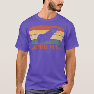 T-shirt Mon animal spirituel est un cochon d'Inde Premium