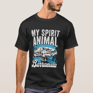 T-shirt Mon animal spirituel est un pêcheur sportif de bar