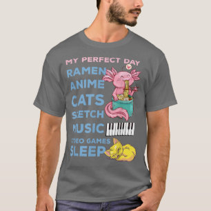 T-shirt Mon Anime De Jour Parfait Drôle Citation Ramen Cro