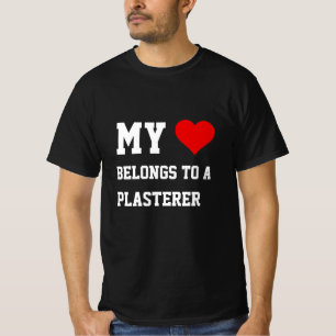 T-shirt Mon Appartient à un Plâtrier