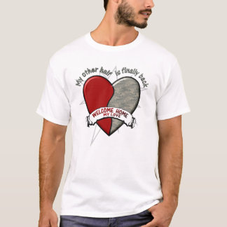 T-shirt Mon autre moitié est finalement arrière