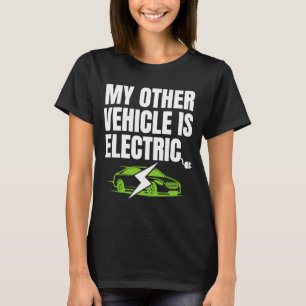 T-shirt Mon Autre Véhicule Est Électrique, Propriétaire Fi