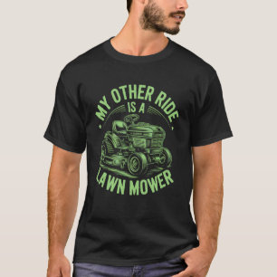 T-shirt Mon Autre Véhicule Est Paysagiste Tondeuse à Gazon