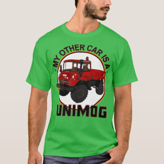 T-shirt Mon autre voiture est Unimog Red