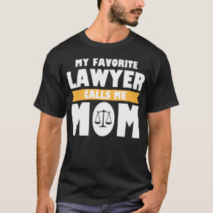 T-shirt Mon avocat préféré m'appelle maman