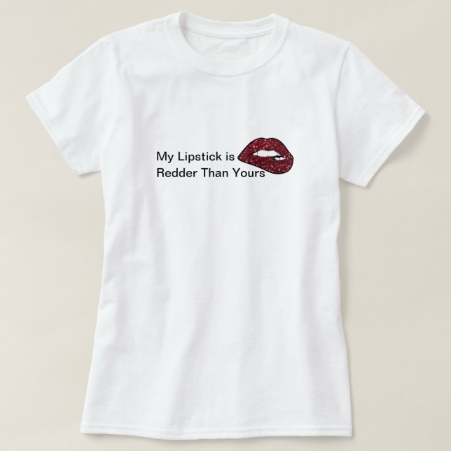 T-shirt Mon Baguette À Lèvres Est Plus Raide Que Vos Migno (Design devant)