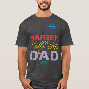 T-shirt Mon Barbier Favori M'Appelle Papa Fantastique Fath