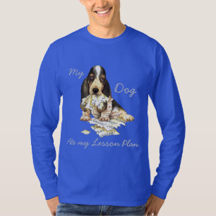 T-shirt Mon Basset Met Mon Plan De Leçon