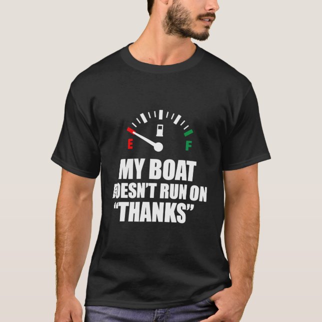 T-shirt Mon Bateau Ne Fonctionne Pas Sur Merci Les Cadeaux (Devant)