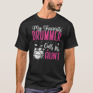 T-shirt Mon batteur favori m'appelle Tante Mignonne 1
