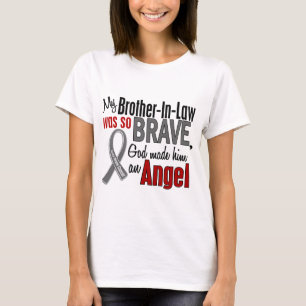 T-shirt Mon beau-frère est un cancer du cerveau de l'ange