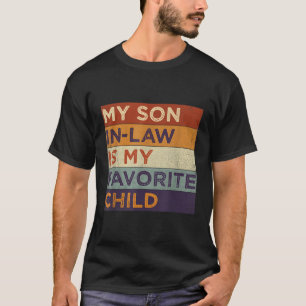 T-shirt Mon Belle-Fils Est Ma Mère Enfante Préférée