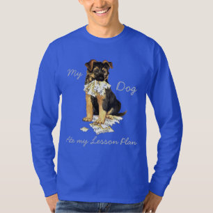 T-shirt Mon berger allemand a mangé mon plan de leçon